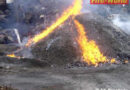 Altmetall stand in Flammen (Tirol)