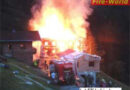 Landw. Objekt stand in Vollbrand