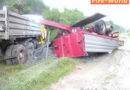 Lkw-Unfall – Lenker schwierigst eingeklemmt