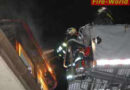 Mehrere Personen bei Feuer eingeschlossen