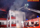 Großfeuer in Wohnanlage durch Friedenslicht