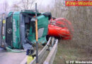 Lkw-Lenker von Fahrzeug erdrückt