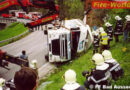 Lkw begrub Pkw unter sich