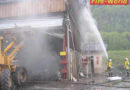 Brand im AVE-Gefahrgutlager