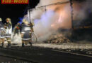Lkw-Brand auf der A8