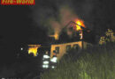 Brand eines Wohngebäudes