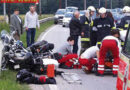 Biker kollidierte mit anderen Motorradfahrer