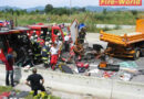 Schwerer Lkw-Unfall auf der A2 in Kärnten