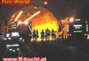 Einsatzübung im Tunnel