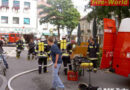 Tullner Bezirkshauptmannschaft in Flammen