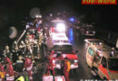Schwerer Crash nach Reifendefekt