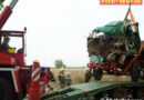 Lkw-Lenker bei Unfall eingeklemmt und getötet