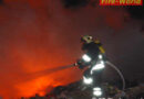 Müll in Flammen