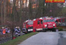 Brand eines Wohnhauses