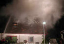 Brand eines Doppel-Wohnhauses