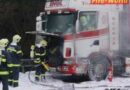 Oö: Motor startete bei Lkw-Brand nochmals voll durch!