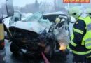 Oö: Verkehrsunfall mit Menschenrettung auf der B 1