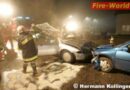 Oö: Frontalkollision auf der B 134 im Extremnebel