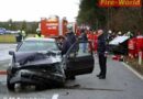 Oö: Menschenrettung nach Verkehrsunfall auf der L 503