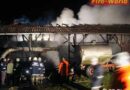 Oö: Alarmstufe II bei Bauernhausbrand ausgelöst
