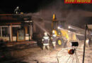 Silvesterrakete: Tischlerei in Vollbrand