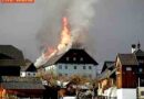 Sbg: Großfeuer am Bauernhof im Ortsgebiet