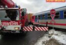 Nö: Zug schleifte Sattelschlepper einige Meter mit