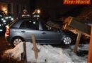 Oö: Pkw von umstürzender Mauer begraben