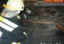 Nö: Brand in der Zwischendecke eines Wohnhauses