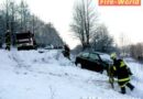 Oö: Pkw kam nach Ausweichmanöver von Straße ab
