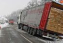 Oö: 40-Tonner in Schräglage