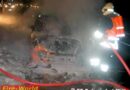 Nö: Pkw-Brand auf der Autobahn