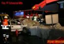 Nö: Eingeklemmte Person nach Unfall auf der A4