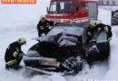 Oö: Mit Sommerreifen bei Winterbedingungen verunfallt