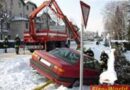 Nö: Bergung eines Pkws im Schnee