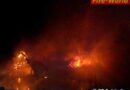 Oö: Wohnhaus stand im abendlichen Vollbrand