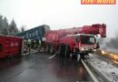 Nö: Bergung eines Sattelschleppers auf der S 6
