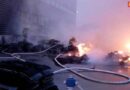 Oö: Schaumstoffabfälle in Flammen – Brand mit starker Rauchentwicklung