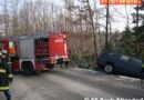 Nö: Auf vereister Fahrbahn ins Schleudern geraten