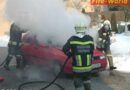 Oö: Pkw-Brand im Schärdinger Burggraben