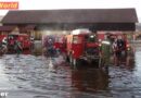 Stmk: Hochwasser-Großeinsatz der Feuerwehren im Bezirk Knittelfeld