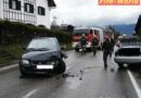 Oö: Aufräumarbeiten nach Unfall mit zwei Pkw