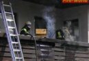 Nö: Feuer am Balkon
