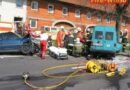 Oö: Menschenrettung nach Frontalzusammenstoß auf der B 122