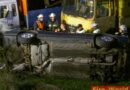 Oö: Fahrzeugüberschlag in Marchtrenk
