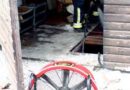 Nö: Feuer in der Garage eines Abbruchhauses