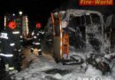 Oö: Vollbrand eines Klein-Lkws auf der Autobahn