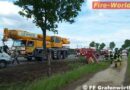 Nö: Langwierige Bergung eines umgestürzten Schwertransporters