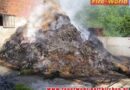 Oö: Feuer am Misthaufen