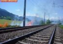 Tirol: Mehrere Feuer am Bahndamm
